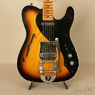 Fender Custom Shop Masterbuilt Telecaster '69 Thinline Bigsby 2012 2 Color Sunburst image 1