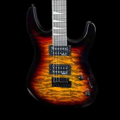 Jackson JS Series JS20 DKQ 2PT Electric Guitar in Transparent Tobacco Burst image 3