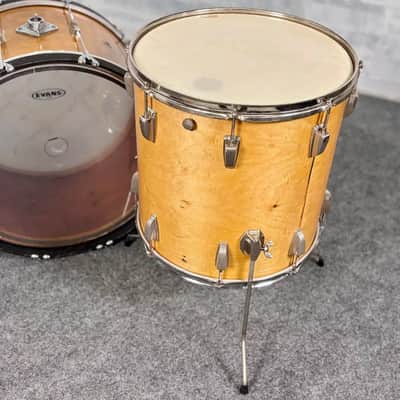 Used Vintage Ludwig/WFL 3pc Drum Set Refinished Natural - Fair image 11
