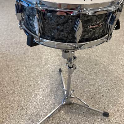 Solid Maple Craviotto 5 1/2" x 14" Johnny C Snare Drum, Black Oyster image 6
