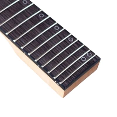 Canadian Maple 7-String Guitar Neck, 24 Fret, In-Line Headstock image 4