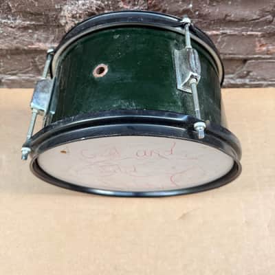 DeRosa 10" Rack Tom Drum Green Finish Used image 5
