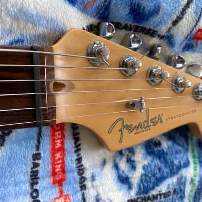 Fender American Series Stratocaster 2004 - Chrome Blue image 4