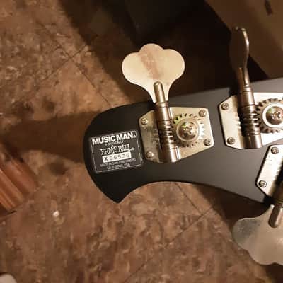 Ernie Ball Music Man S.U.B 2 EQ 2004 Textured White, Made in USA no longer in production image 3