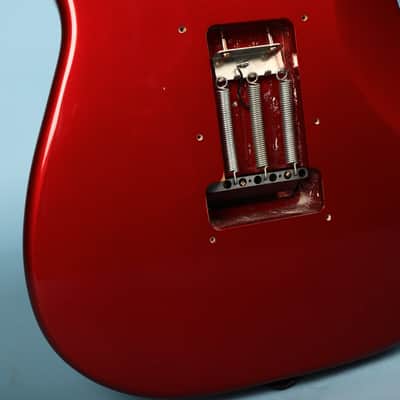 2003 Squier Stratocaster Loaded HH Humbucker Configuration Guitar Red Body image 17