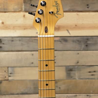 Fender  American Professional II Stratocaster Electric Guitar Miami Blue w/ Case & Maple Fretboard image 6