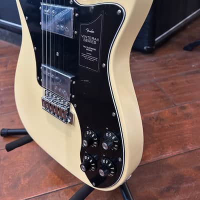 Fender Vintera II '70s Telecaster Deluxe with Tremolo, Maple Fretboard Vintage White  #MX23047753  8 lbs  11.8oz image 5