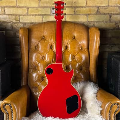 1986 Gibson Les Paul Custom Ferrari Red Rare Left Handed Vintage Electric Guitar W/ Original Hardshell Case! image 2