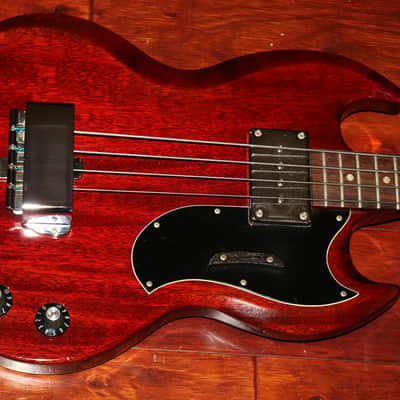1969 Gibson  EB-0  Cherry Red (GIB0233) image 3