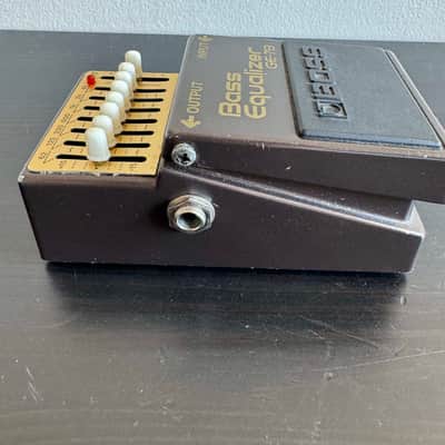 Boss GE-7B Bass Equalizer (1987) - Black Label - Made in Japan - Excellent ! image 6