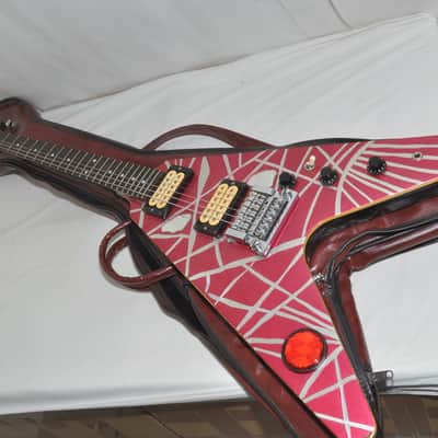 1984 Greco Japan GTV-60 TUSK Flying V Purple Burst | Reverb