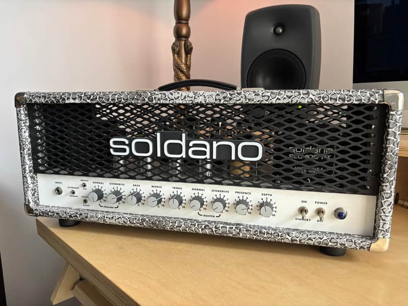 Soldano SLO100 Guitar Amp Head Snakeskin image 1