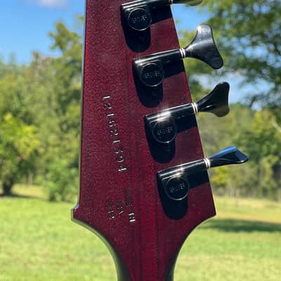 Gibson Nikki Sixx Signature Thunderbird Bass 2012 - Red - w/ snakeskin case...WOW! image 7