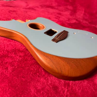 Fender Acoustasonic Player Jazzmaster Body Early 2020s - Ice Blue image 10