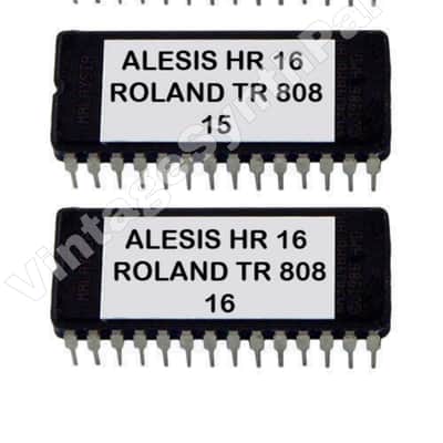 ALESIS HR-16 / Hr-16B Eprom Upgrade Set OS ver 2.0 + Roland Tr808 Sounds Tr-808 Rom Update Rom HR-16 HR16B