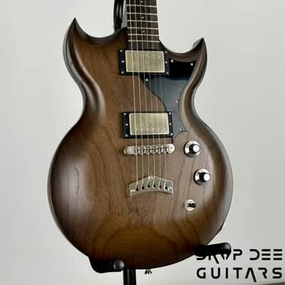 Dunable USA Custom Shop Minotaur Electric Guitar w/ Case - Trans Black image 3