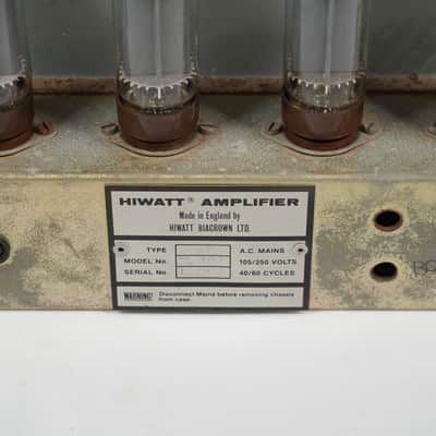 1976 Hiwatt Lead - 100 - OL103 image 5