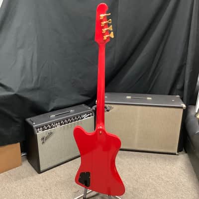 1991 Gibson Custom Shop Thunderbird Bass Fire Engine Red image 8