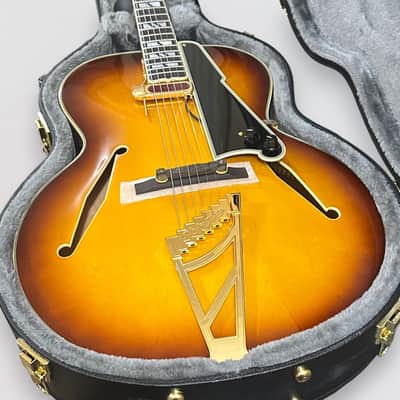 D'Angelico Excel Style B Hollow-body Archtop Electric Guitar - Dark Iced Tea Burst image 12