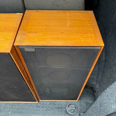 Matched Pair 2x Vintage Celestion Ditton 44 British Hifi Wooden Speakers image 4
