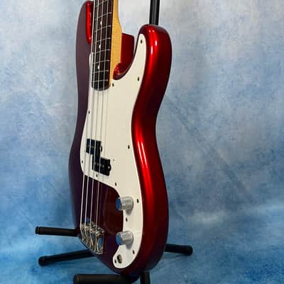 1993 Fender Japan PB-38 Standard Precision Bass Candy Apple Red, MIJ imagen 11