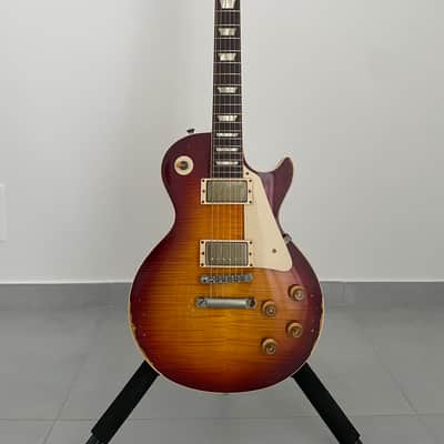 Gibson Les Paul 1959 Heavy Aged R9 2014 - Bourbon Burst image 2