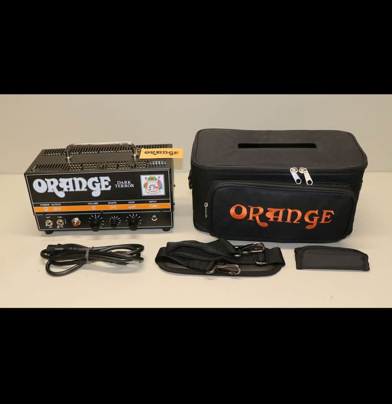 2022 Orange Dark Terror Amp Amplifier Head 7/15 Watts RMS with Gig Bag image 1