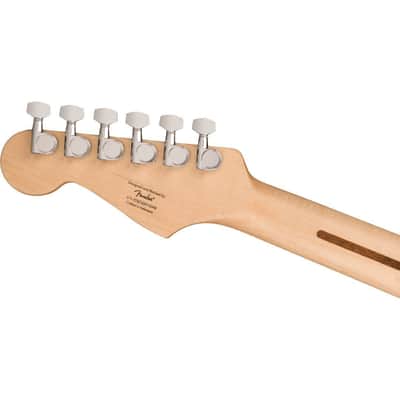 Fender Squier Sonic Stratocaster HSS 6-String Right-Handed Electric Guitar with Poplar Body and Maple Fingerboard (Tahitian Coral) image 6