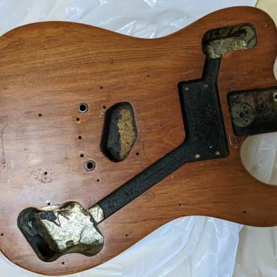 Authentic 1972 Fender Telecaster Custom Body - Exceedingly Rare Mahogany Bigsby! image 1