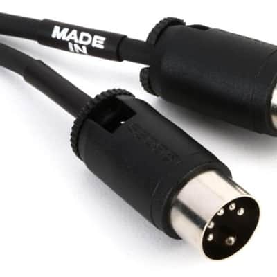 Boss BMIDI-PB2 MIDI Cable with Adjustable Straight/Angled DIN Connectors - 2 foot image 2