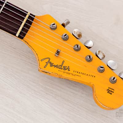 Fender Custom Shop 1961 Stratocaster Heavy Relic Aged Olympic White image 4