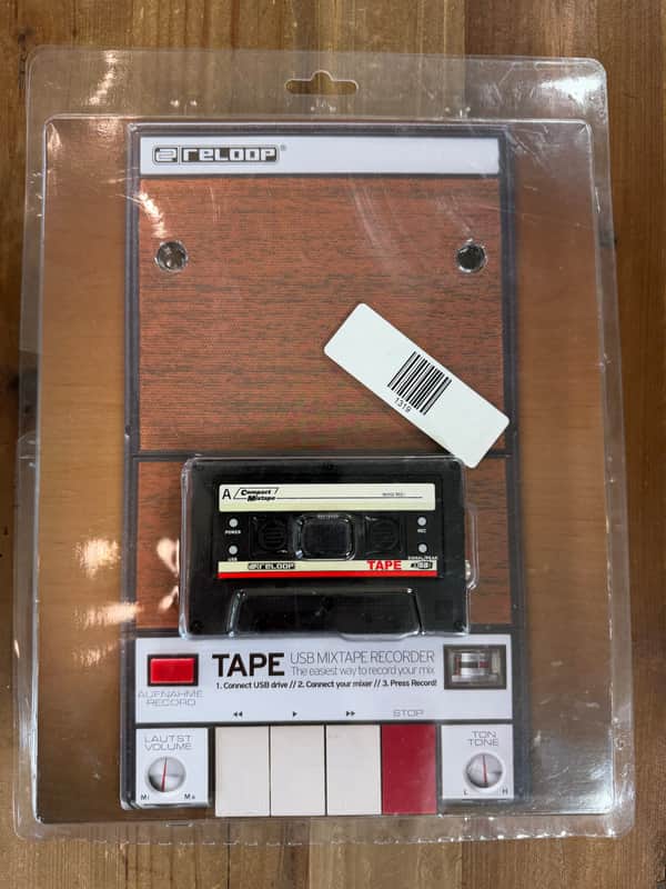 Reloop Tape 1/8" TRS to USB Analog to MP3 Converter - Black with Graphic 1319 image 1