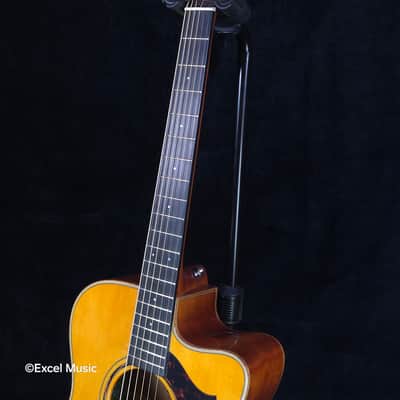 Yamaha AC3M ARE All-Solid Spruce/Mahogany Concert | SRT2 Pickup | Vintage Natural | w/Deluxe HardBag (Mint demo unit) image 7