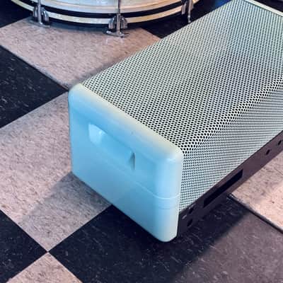 Custom Mid-Century Head enclosure for amp, preamp, etc - Surf green refinish image 4