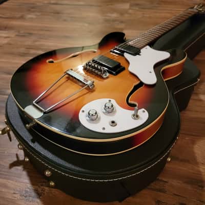 1966 Mosrite Celebrity III 12 String 3-12SB Electric Guitar Sunburst All Original W/HSC image 5