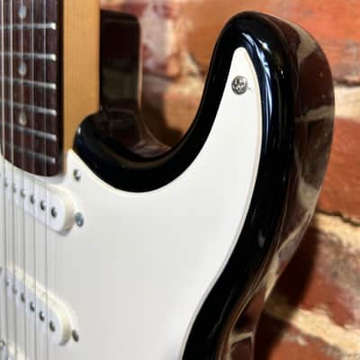 Squier By Fender 50th Anniversary Strat 1996 - Black image 6