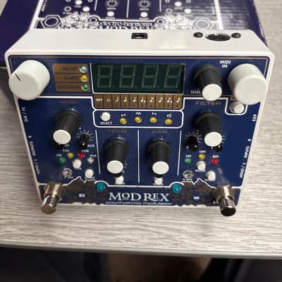 Electro-Harmonix Mod Rex Polyrhythmic Modulator 2018 - Present - White / Blue image 2