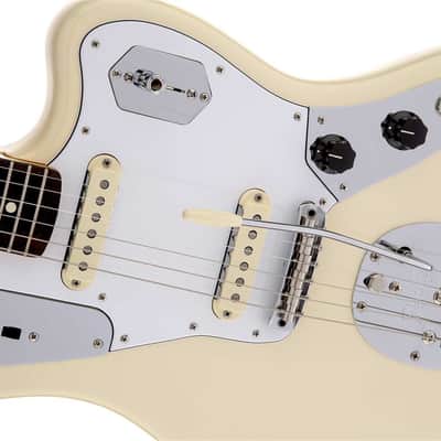 Fender Johnny Marr Jaguar Guitar Olympic White image 4
