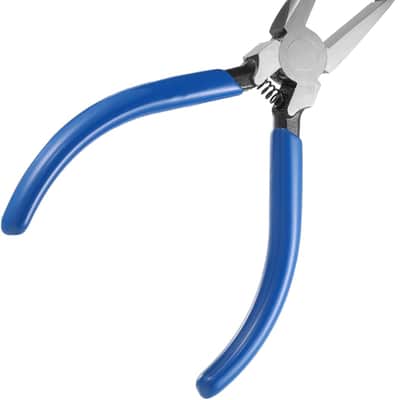Fret Removal Pliers, Fret Puller Tool Precision Cutting Pliers with Blue Rubber Coating Multifunctional Cutter Tool for Acoustic Eelectric Guitar Bass, Pulling Cutting Nails or Wires image 1