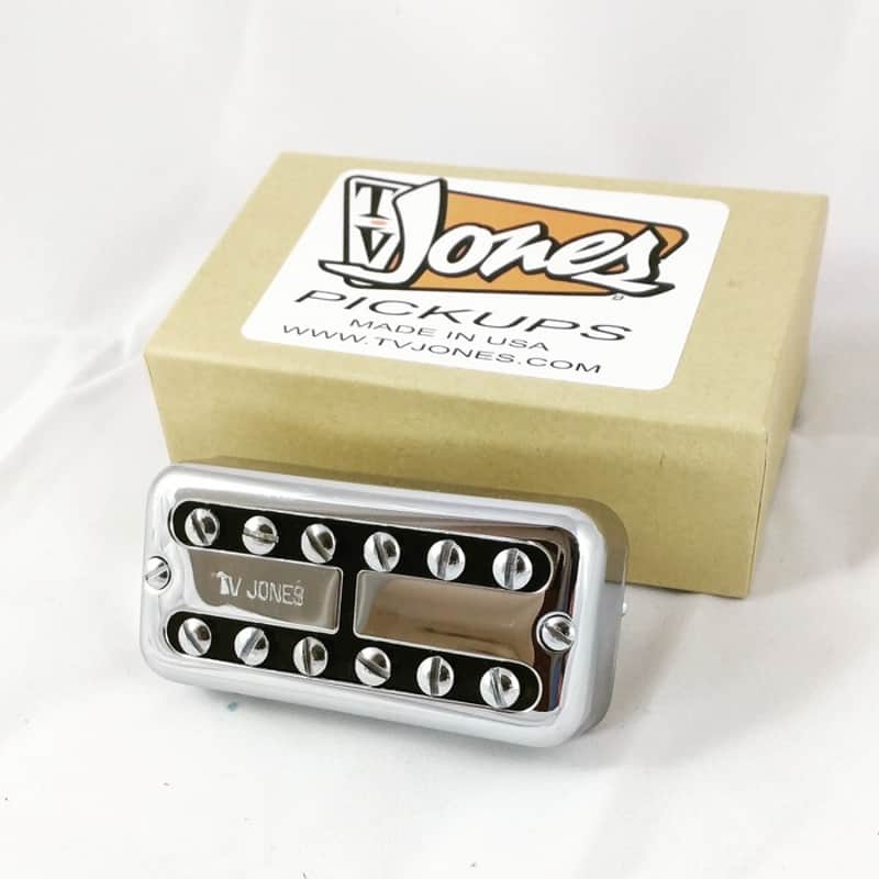 TV Jones Classic Universal Mount Bridge Pickup Chrome