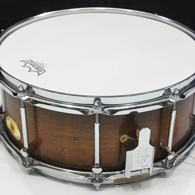 Noble & Cooley Solid Shell Classic Birch 6" x 14" Snare Drum w/ VIDEO! Espresso Satin Burst image 3