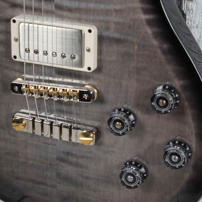 PRS S2 McCarty 594 Electric Guitar Flame Top Faded Gray Black Burst with Gig Bag image 6
