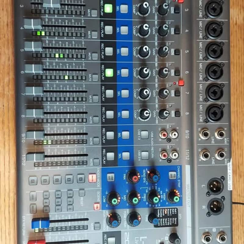 Zoom LiveTrak L-12 Digital Mixer / Recorder 2010s - Grey / Blue image 1