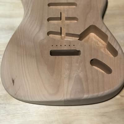 Valkenburg USA Alder 1 pc  ST Body 2023 - Alder Unfinished image 2