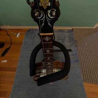 1920's Lange Paramount Style B Tenor Banjo with case image 3