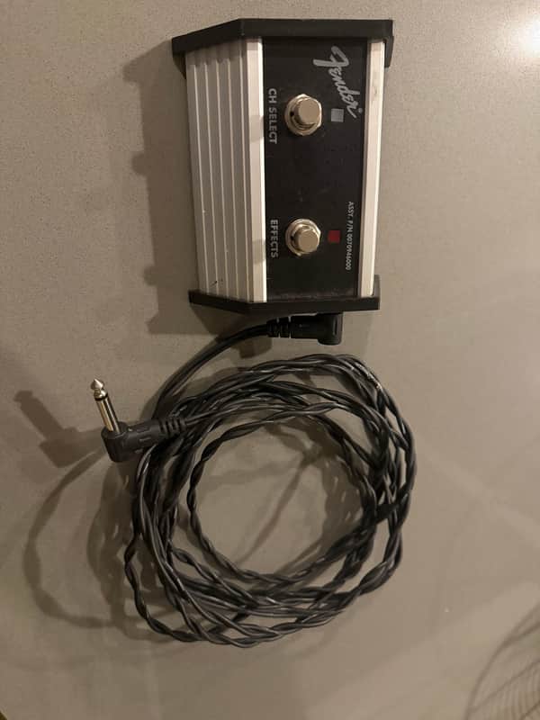 Fender assy p/n 0070946000 2-Button Footswitch with 1/4" Jack 2010s - Black image 1