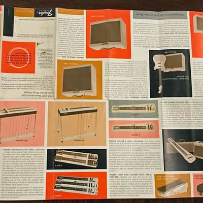 Original Vintage 1961 Fender Fold-Out Catalog image 5