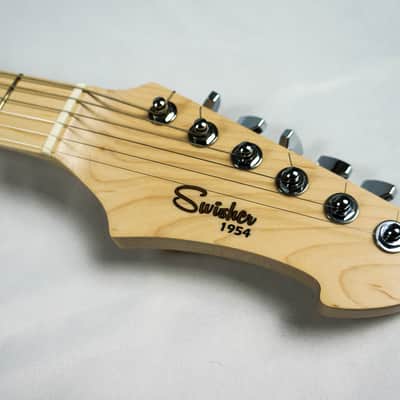 Swisher Handmade 1954 S-Style Electric Guitar 2023 - Fiesta Red image 7