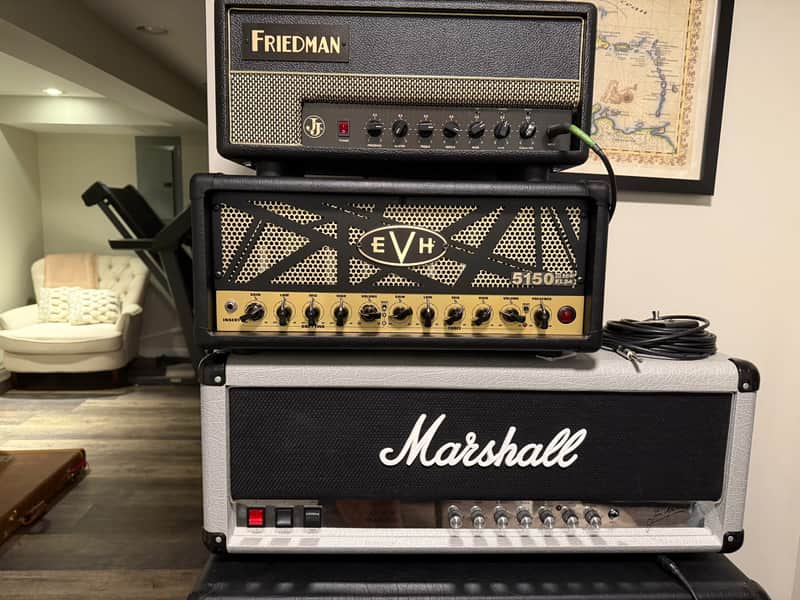 EVH 5150 III EL34 3-Channel 50-Watt Guitar Amp Head 2017 - Present - Black image 1