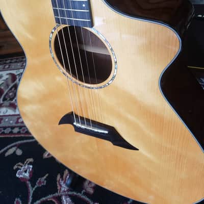Breedlove Custom Shop Series SJ25 Custom [A/E] | Port Orford Cedar and Figured & Flamed Walnut | Signed Jayson Bowerman image 12